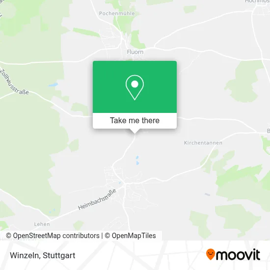 Winzeln map