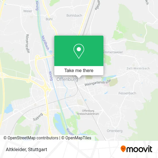 Altkleider map