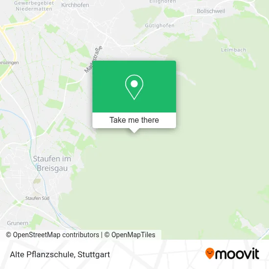 Alte Pflanzschule map