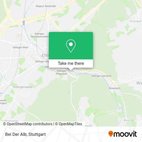 Bei Der Alb map