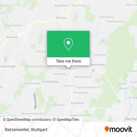 Batzenweiler map
