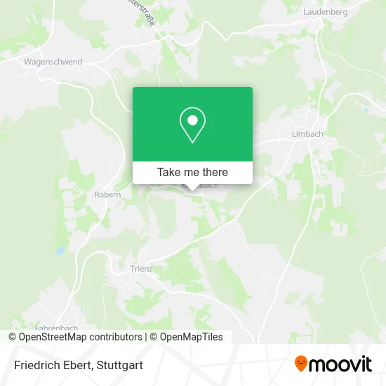 Friedrich Ebert map