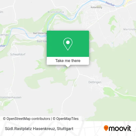 Südl.Rastplatz Hasenkreuz map