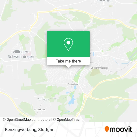 Benzingwerbung map