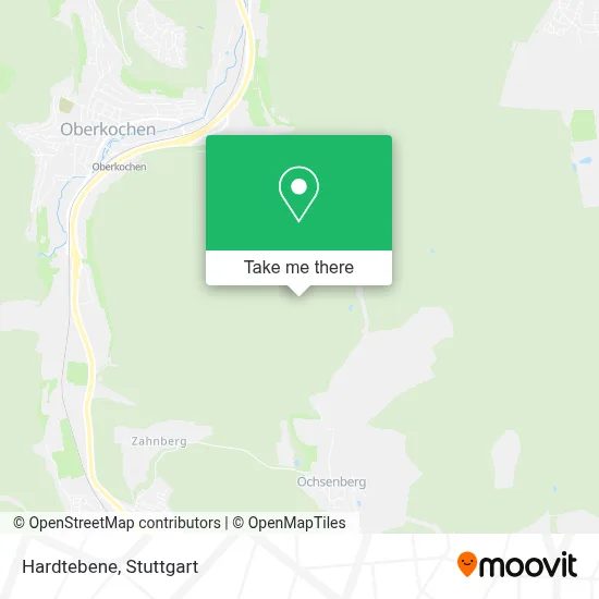 Hardtebene map
