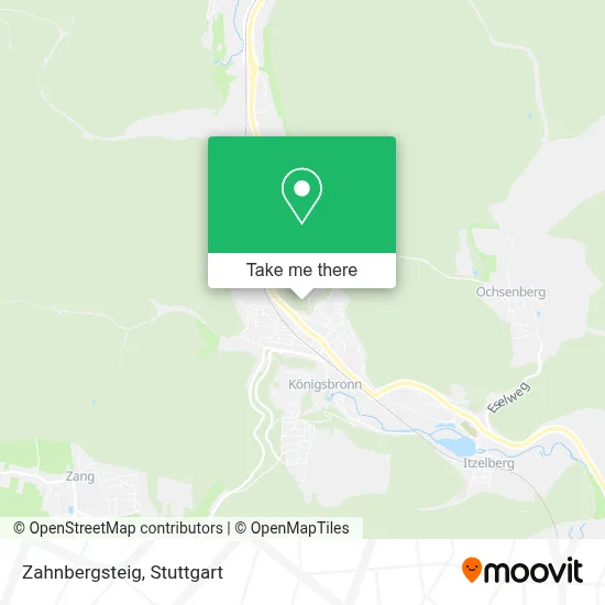 Zahnbergsteig map