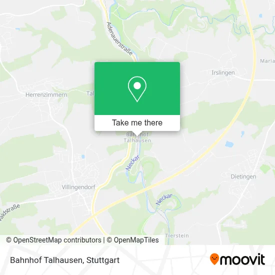 Bahnhof Talhausen map