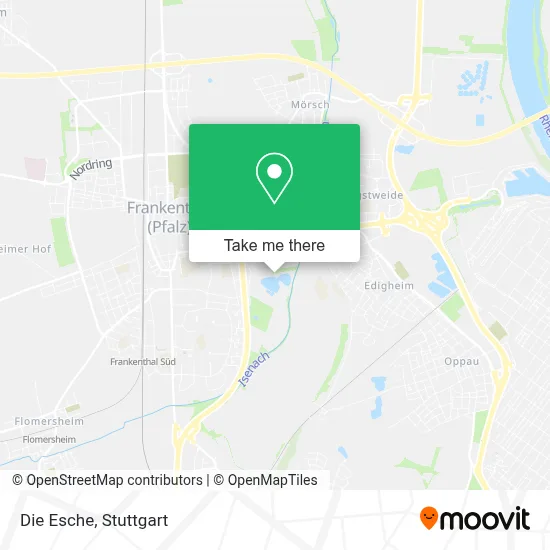 Die Esche map