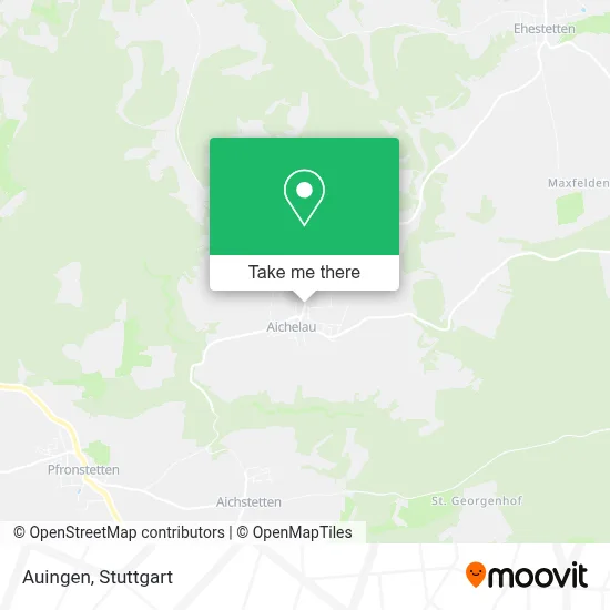 Auingen map