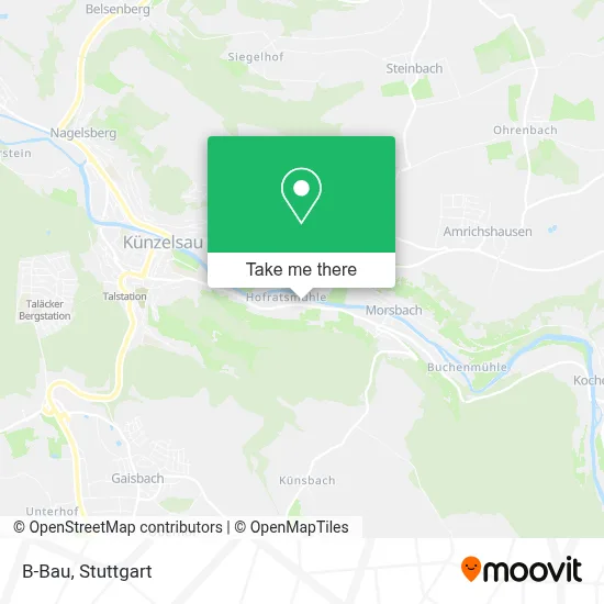 B-Bau map