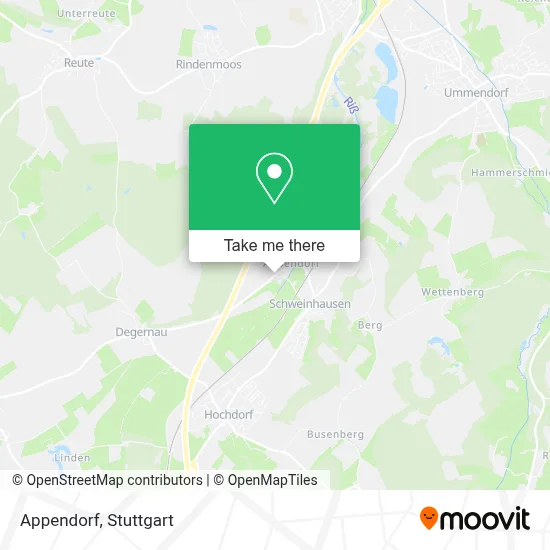 Appendorf map