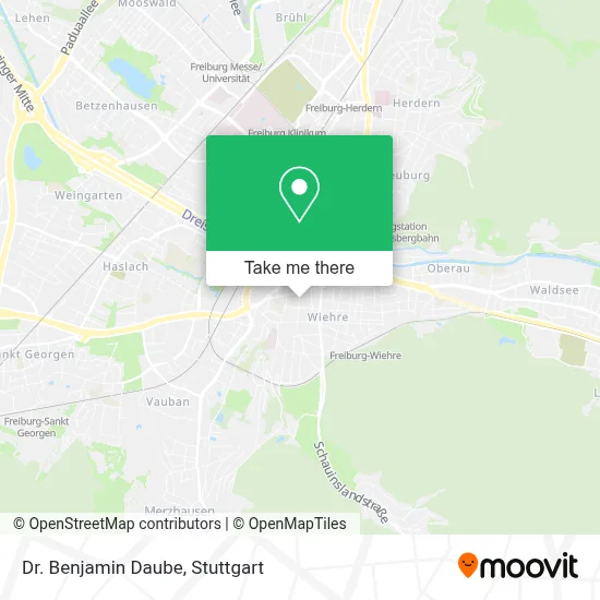 Dr. Benjamin Daube map