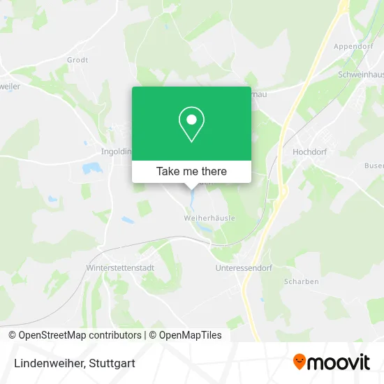 Lindenweiher map