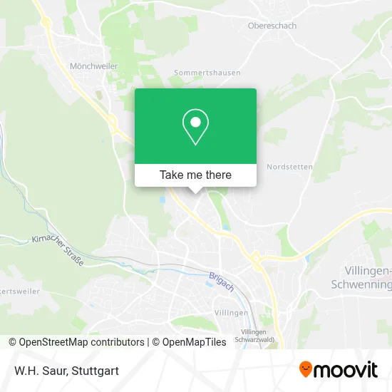 W.H. Saur map