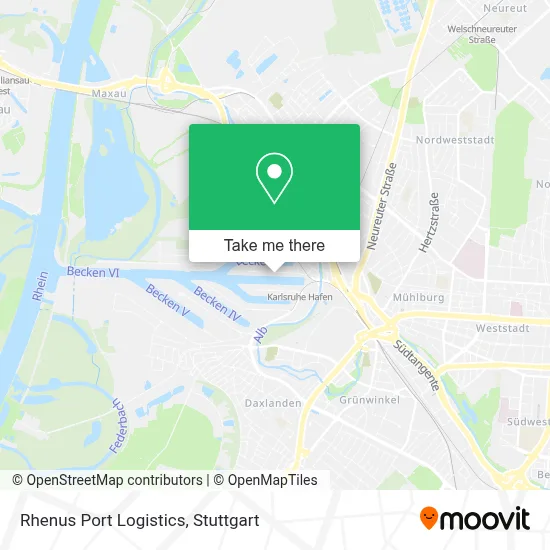 Rhenus Port Logistics map