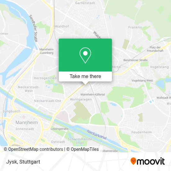 Jysk map