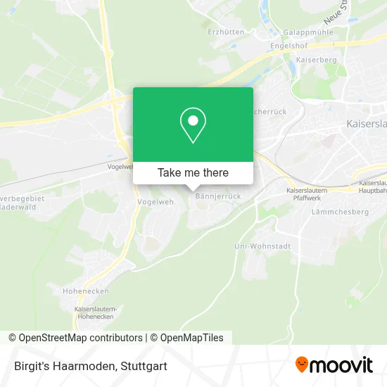 Birgit's Haarmoden map