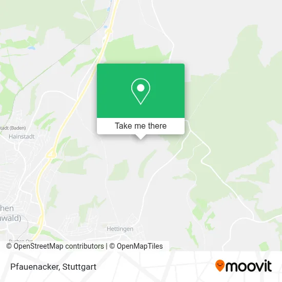 Pfauenacker map
