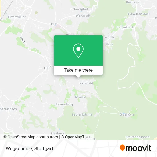 Wegscheide map