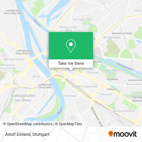 Adolf Doland map