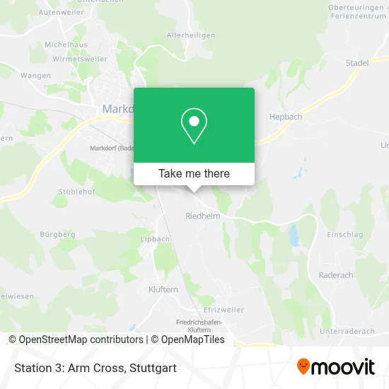 Station 3: Arm Cross map