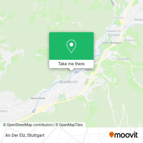An Der Elz map