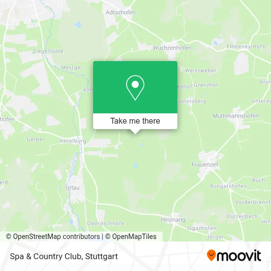 Spa & Country Club map