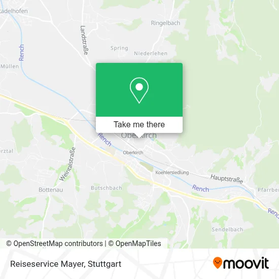 Reiseservice Mayer map