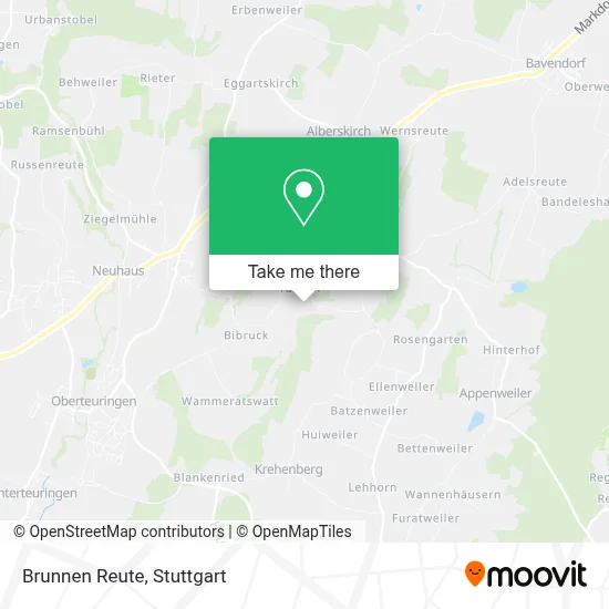 Brunnen Reute map