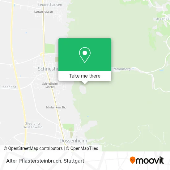 Alter Pflastersteinbruch map