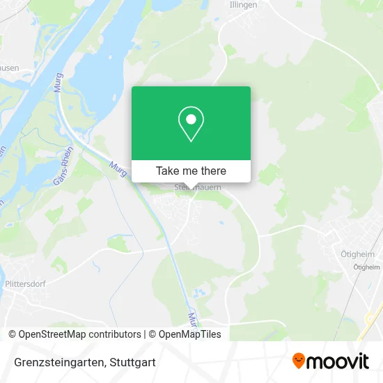 Grenzsteingarten map