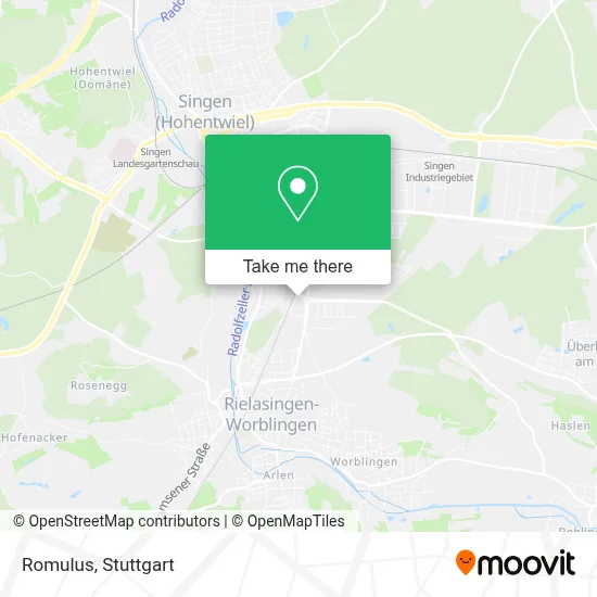 Romulus map