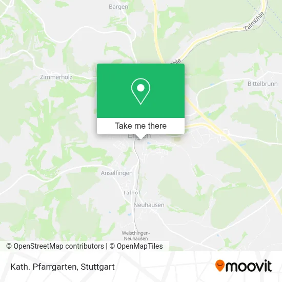 Kath. Pfarrgarten map