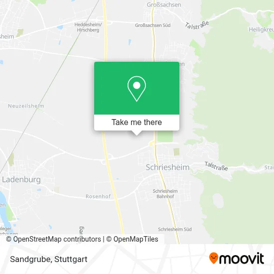 Sandgrube map
