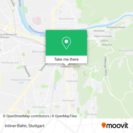 Inliner-Bahn map