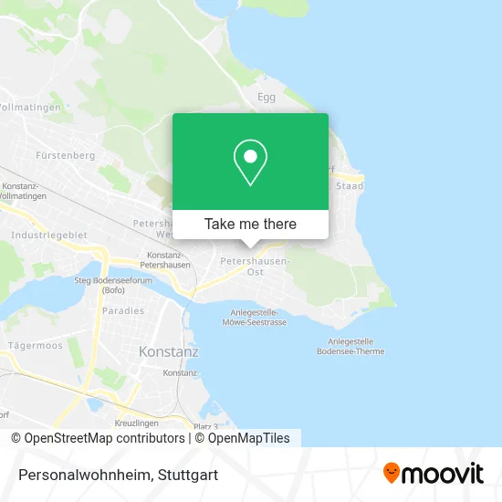Personalwohnheim map
