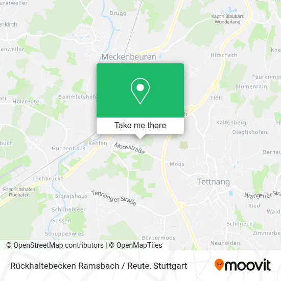 Rückhaltebecken Ramsbach / Reute map