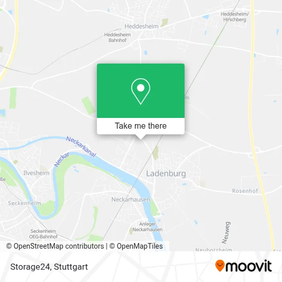 Storage24 map