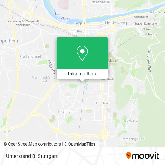 Unterstand B map