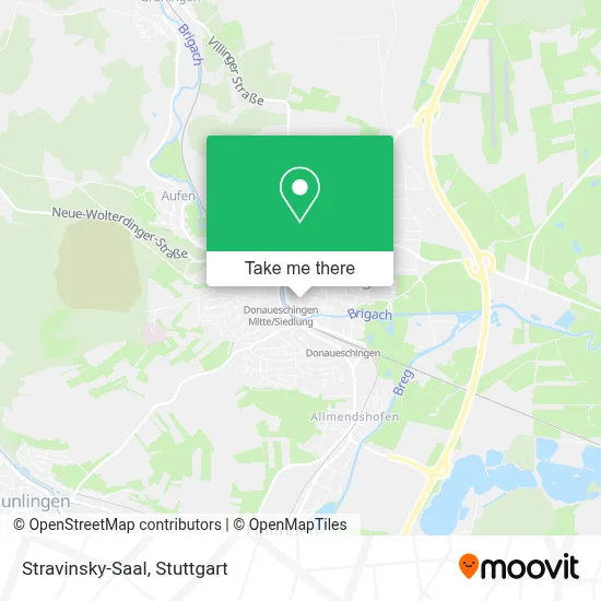 Stravinsky-Saal map