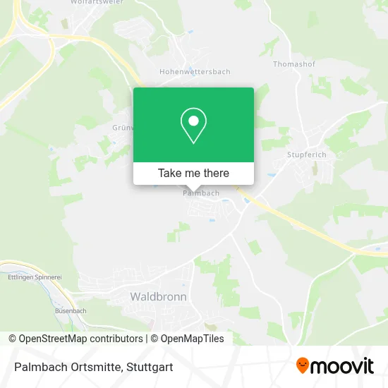 Palmbach Ortsmitte map