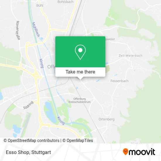 Esso Shop map