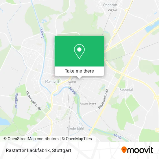 Rastatter Lackfabrik map