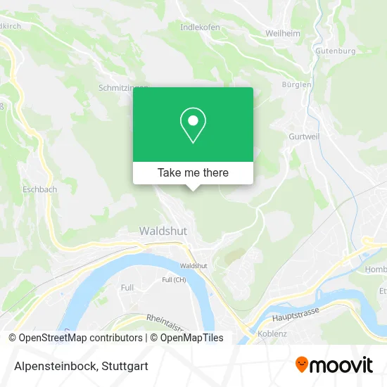 Alpensteinbock map