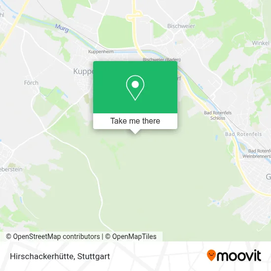 Hirschackerhütte map
