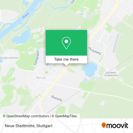 Neue Stadtmitte map
