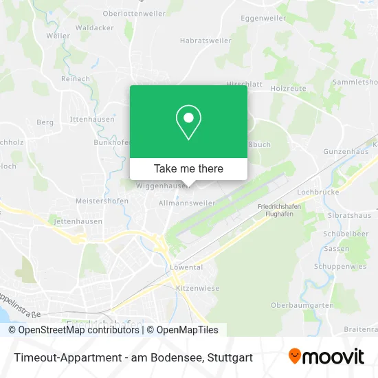 Timeout-Appartment - am Bodensee map