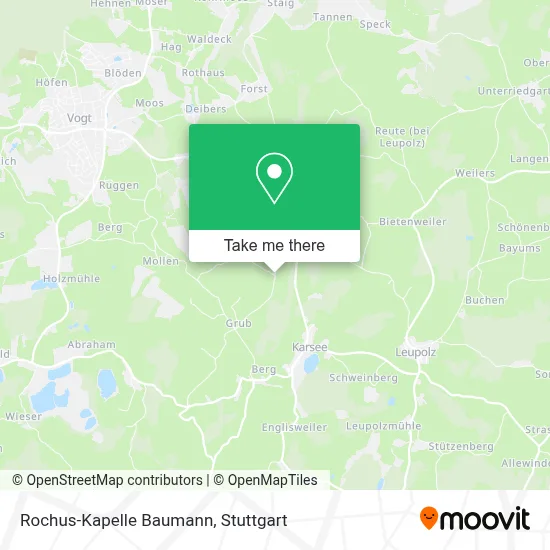 Rochus-Kapelle Baumann map