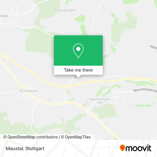 Maustal map