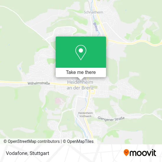 Vodafone map